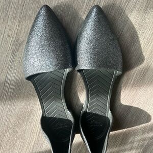 Shimmering Silver Women's Flats by Native
